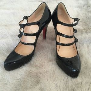 Christian Louboutin Lillian Triple Strap Pumps